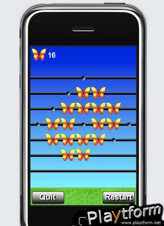 a Yellow Butterfly Peg ! (iPhone/iPod)
