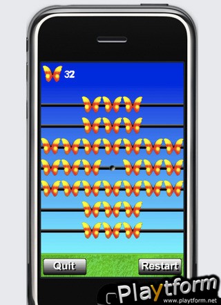 a Yellow Butterfly Peg ! (iPhone/iPod)