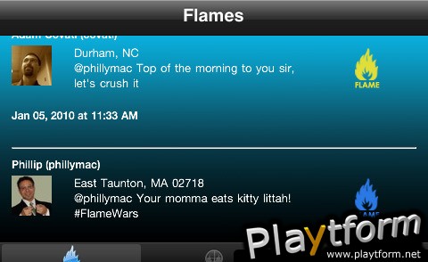 Flame Wars for Twitter (iPhone/iPod)