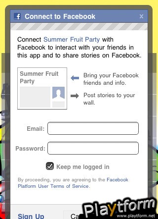 Summer Fruity Party (iPhone/iPod)