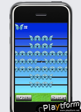 a Blue Butterfly Peg ! (iPhone/iPod)