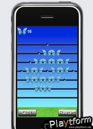 a Blue Butterfly Peg ! (iPhone/iPod)