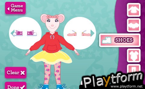 Dress Up with Angelina Ballerina (iPhone/iPod)