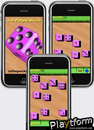 a 9 Purple Dice (iPhone/iPod)