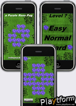 a Purple Rose Peg ! (iPhone/iPod)