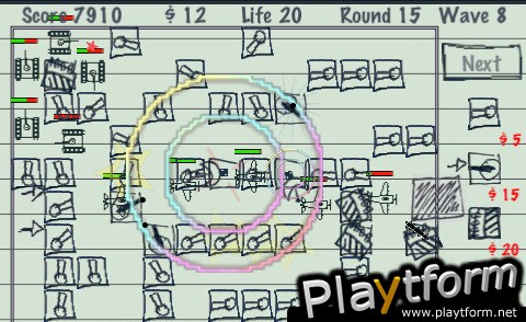 Paper War Tower Defense (iPhone/iPod)