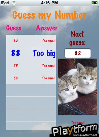 Guess my Number Deluxe (iPhone/iPod)