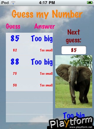 Guess my Number Deluxe (iPhone/iPod)