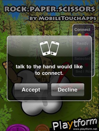 RockPaperScissorsBT (iPhone/iPod)