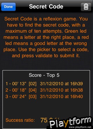 SecretCode (iPhone/iPod)