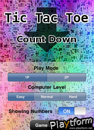Tic Tac Toe Count Down (iPhone/iPod)