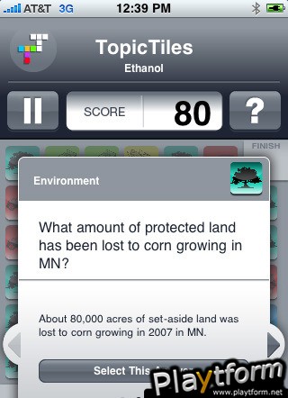 Topic Tiles (iPhone/iPod)