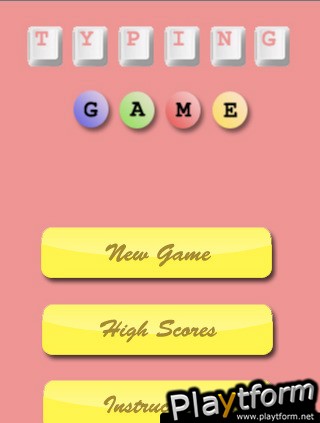 Typing Game (iPhone/iPod)