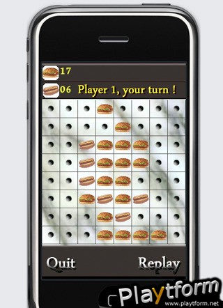 a Burger vs HotDog Reversi (iPhone/iPod)