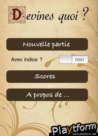 Devine quoi? (iPhone/iPod)