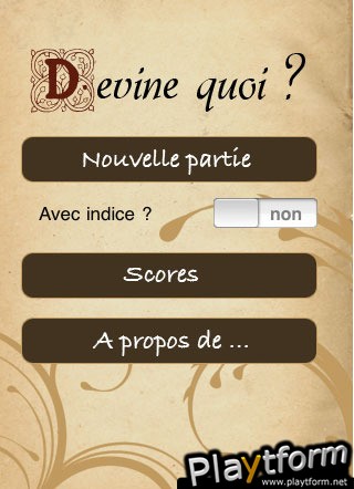 Devine quoi? (iPhone/iPod)