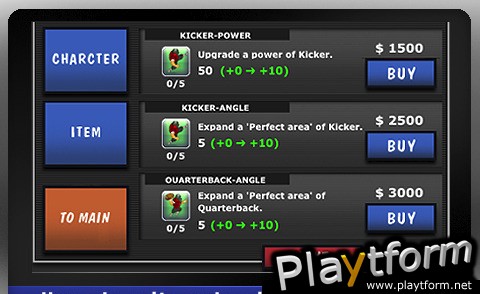 Mega Throw Football (iPhone/iPod)