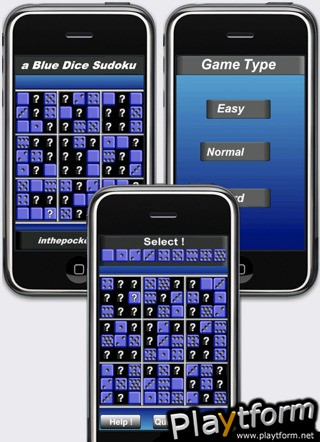 a Blue Dice Sudoku (iPhone/iPod)