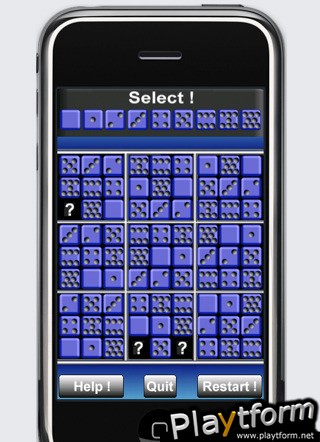 a Blue Dice Sudoku (iPhone/iPod)