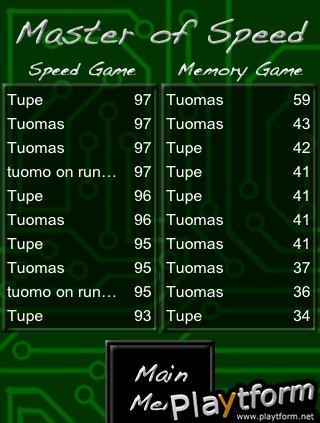 Master of Speed (iPhone/iPod)