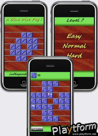 a Blue Dice Peg ! (iPhone/iPod)
