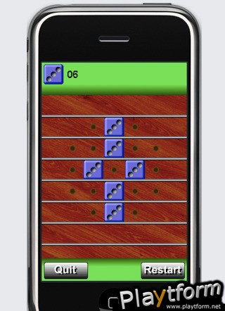 a Blue Dice Peg ! (iPhone/iPod)