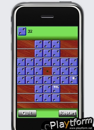 a Blue Dice Peg ! (iPhone/iPod)