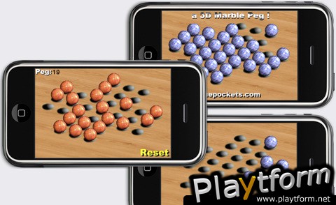 a 3D Marble Peg ! (iPhone/iPod)
