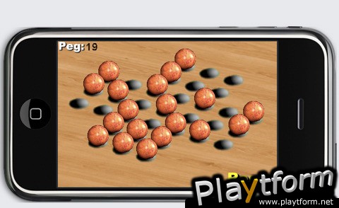a 3D Marble Peg ! (iPhone/iPod)