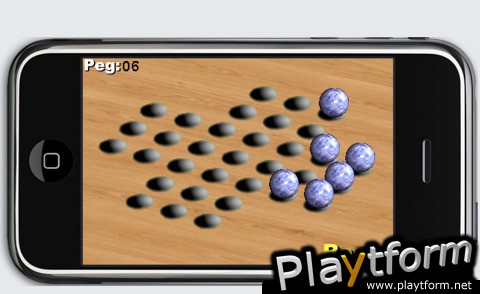 a 3D Marble Peg ! (iPhone/iPod)