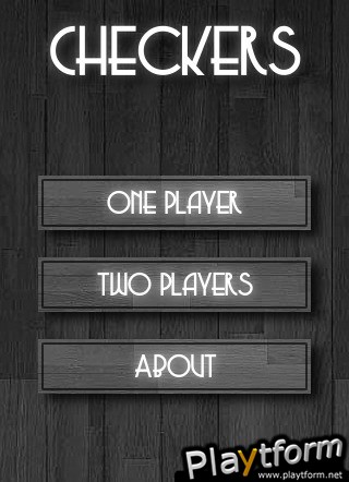 Checkers in Black and White (iPhone/iPod)