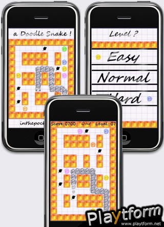 a Doodle Snake ! (iPhone/iPod)