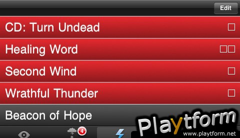 Character Status (iPhone/iPod)