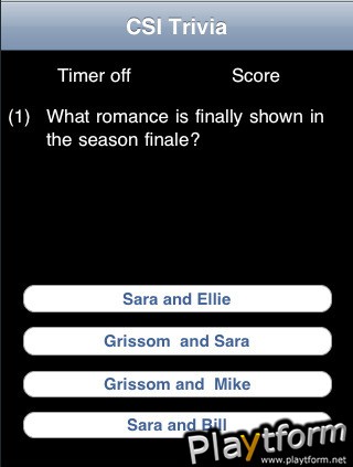 CSI Las Vegas Trivia (iPhone/iPod)