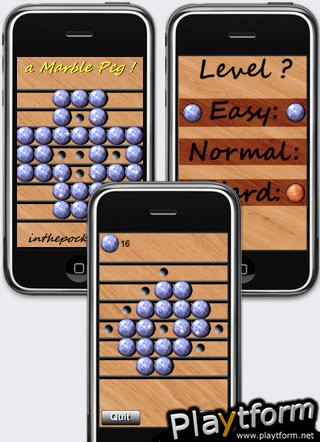 a Marble Peg ! (iPhone/iPod)