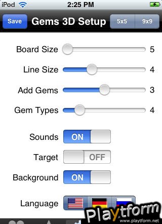 Free Gems 3D Puzzle Game (iPhone/iPod)