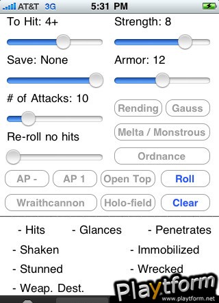 RollBot 40k (iPhone/iPod)