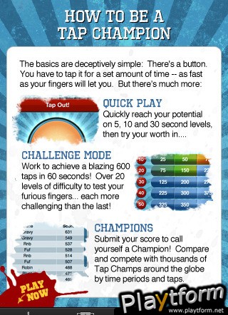 Tap Champion 2 (iPhone/iPod)