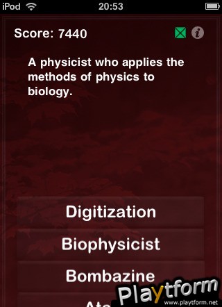 Wordis (iPhone/iPod)