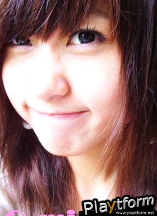 Asian No Fashion Cute Girl-Big Eye (iPhone/iPod)