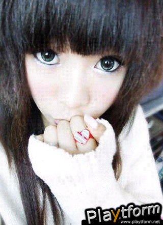 Asian No Fashion Cute Girl-Big Eye (iPhone/iPod)