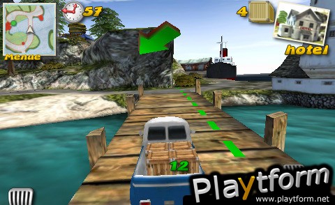 Parcel Panic - Post Car Racer 3D (iPhone/iPod)