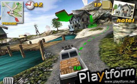 Parcel Panic - Post Car Racer 3D (iPhone/iPod)