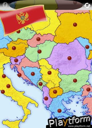 Flag2Map: geography game of Europe (iPhone/iPod)