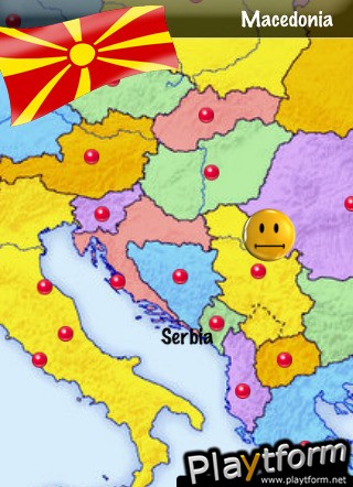 Flag2Map: geography game of Europe (iPhone/iPod)