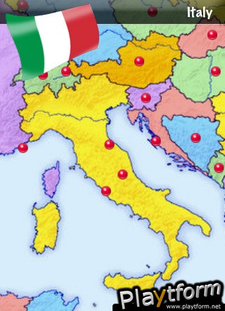 Flag2Map: geography game of Europe (iPhone/iPod)