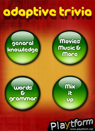 Adaptive Trivia (iPhone/iPod)