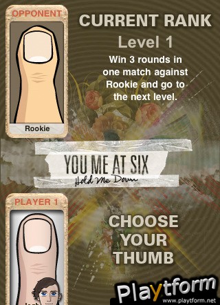 Hold Me Down - YMAS Thumb Wrestling (iPhone/iPod)
