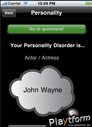 Personality Disorder (iPhone/iPod)
