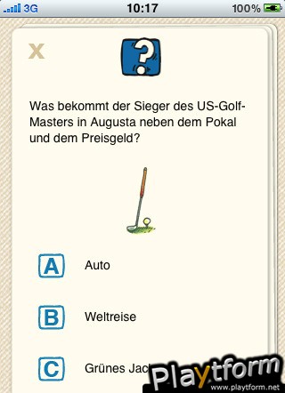 Pocket Quiz: Sport (iPhone/iPod)